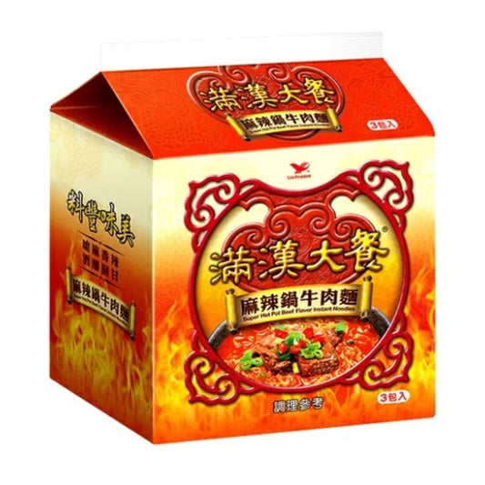 統一滿漢大餐 - 麻辣鍋牛肉麵 (三袋入) 200g