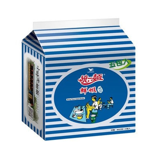統一統一麵 - 鮮蝦風味 (五袋入) 83g