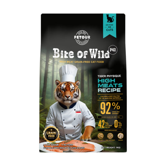 Petour Bite of Wild - 高肉含量無穀貓糧 (P42) 1kg