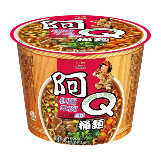 統一阿Q桶麵 - 紅椒牛肉 (碗) 101g